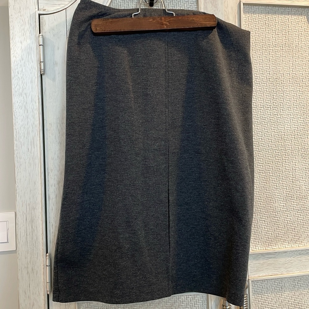 Gray long skirt